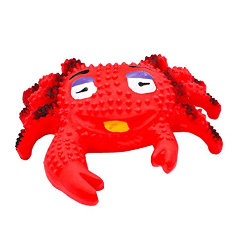 Csheng Hunde Kauspielzeug Haustier Spielzeug Haustier interaktives Spielzeug Molares Hundespielzeug Haustierzubehör Hundebiss Spielzeug Pet Play Toy Crab von Csheng