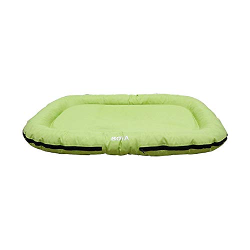 Csheng Hundematte Katzenmatte Waschbar Hundebett Welpenbett Hundedecke Katzenbetten Welpenmatten Haustierbett Hundebettzubehör Four Seasons Hundematte Abnehmbar Und Waschbar Warm Green von Csheng