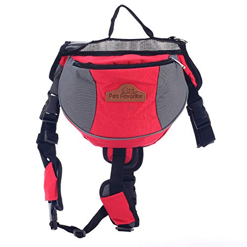 Csheng Hunderucksack Hundetasche Hund Rucksack Aus Tragbare Tasche Katzen-Und Haustiere Aus Dem Rucksack Gezogen Outdoor-Sporttasche FüR Haustiere Katzentransporttasche von Csheng