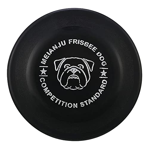 Csheng Hundespielzeug Welpen-Kauspielzeug Interaktiver Wettbewerb Frisbee Heimtierbedarf Bissfeste Hundefrisbee-Trainingsscheibe Schwimmendes Haustierspielzeug Black von Csheng