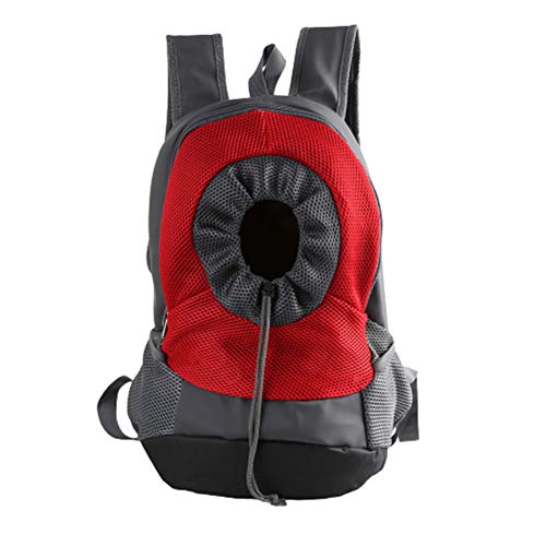 Csheng Hundetasche Für Kleine Hunde Hunderucksack Kleine Hunde Hundeträgertaschen für kleine Hunde Kleiner Hundeträger Hundeträger für mittlere Hunde red,Small von Csheng