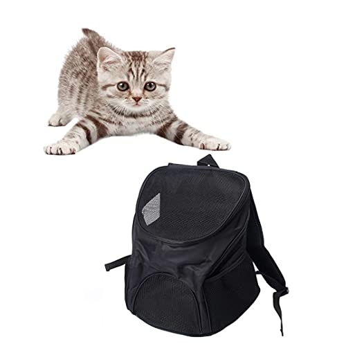 Csheng Hundetasche Hunderucksack Hundetragetasche Katzen Rucksack Katzenrucksack Katzentransporttasche Tragetasche Atmungsaktive Transporttasche FüR KatzenrucksäCke Mit Netz von Csheng