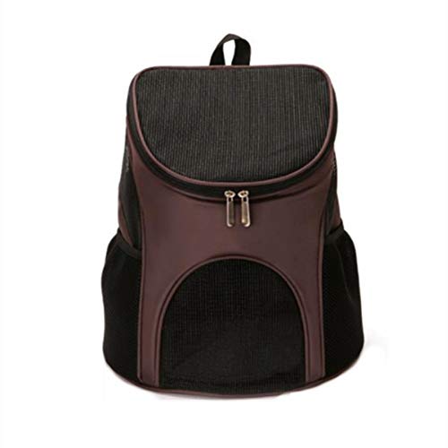 Csheng Hundetasche Hunderucksack Hundetragetasche Katzen Rucksack Katzenrucksack Katzentransporttasche Tragetasche Atmungsaktive Transporttasche FüR KatzenrucksäCke Mit Netz von Csheng