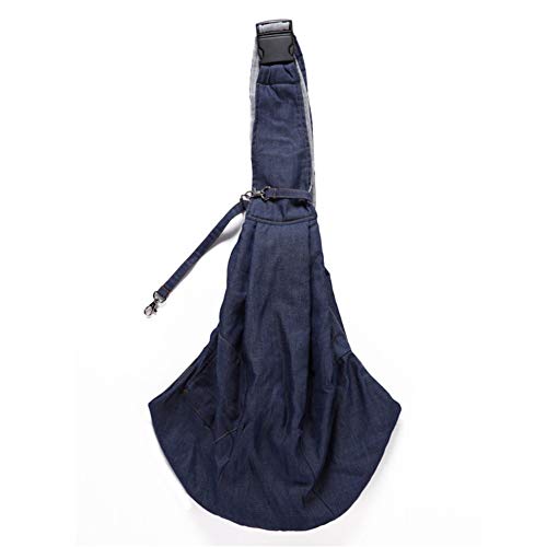 Csheng Hundetragetasche Haustier Reisetasche One Shoulder Haustier Rucksack Diagonal Tasche Hunderucksack Ausflugs Haustiertasche Atmungsaktive Tragetasche Katzen Reisetrage 167-blue von Csheng