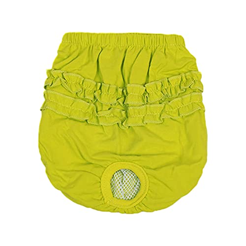 Csheng Hundewindeln Hundehosen Heimtierbedarf Farbe Spitze Pet Physiologische Hosen Hund Menstruationshosen Höschen Hundesaison Hosen Hund Periode Hosen 15,green von Csheng