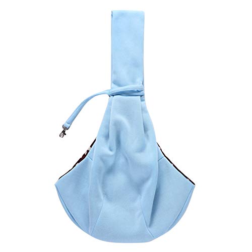 Csheng Katzentragetasche Haustiertragetasche Haustiertasche Schulter-Diagonaltasche Hunderucksack Ausflugs-Haustiertasche Atmungsaktive Tragetasche Hundereisetasche 89-Blue von Csheng