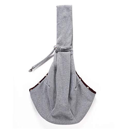 Csheng Katzentragetasche Haustiertragetasche Haustiertasche Schulter-Diagonaltasche Hunderucksack Ausflugs-Haustiertasche Atmungsaktive Tragetasche Hundereisetasche 90-Gray von Csheng