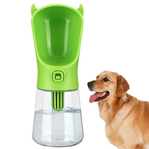 Csheng Trinkflasche Hund Trinkflasche Hunde FüR Unterwegs Hundetrinkflasche FüR Unterwegs Trinknapf Hund FüR Unterwegs Hundetrinkflasche Wasserflasche Hund Hundeflasche Unterwegs Green von Csheng