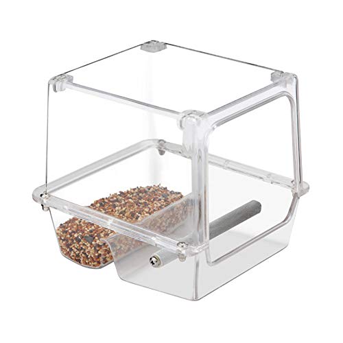 Csheng Wellensittiche Zubehör Käfig Vogelfutterspender Vogelhäuschen löschen Mehlwurm Feeder Niger Seed Bird Feeder Lagerung von Vogelfutter von Csheng