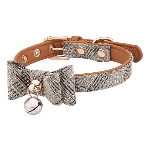 Csheng Welpenhalsbänder Hundehalsbänder Leder Hundehalsband Große Hunde Hundehalsbänder Led Hundehalsbänder Kleine Hundehalsbänder Leder Hundehalsbänder Hundehalsbänder Led beige von Csheng