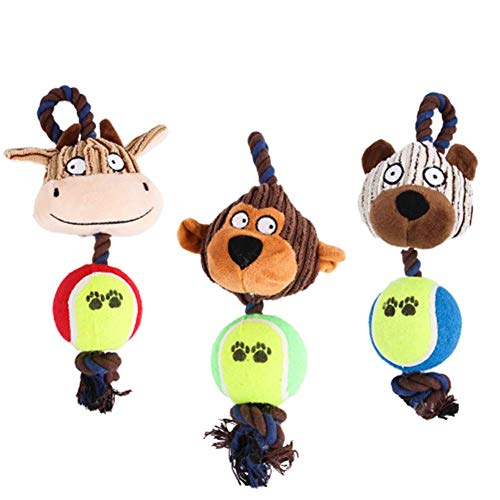 Csheng Welpenspielzeug Hundespielzeug Hundespielzeug UnzerstöRbar Hunde Spielzeug Hunde Spielzeug FüR Welpen Spielzeug FüR Hunde Hundespielzeug Welpe Hundespielzeug GroßE Hunde 3pcs von Csheng