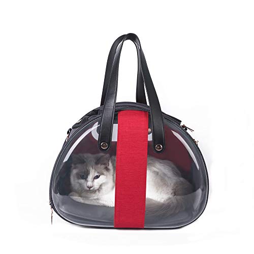 Pet Carrier Space Capsule Katzentasche Hundetasche Carrier Cat Carrier Cat Back Pack Cat Carrier Große Katzenträger Hundeträger Pet Carrier Cat Cat Bag red von Csheng