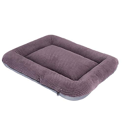 Pet Mat Cat Pet Wurf Mat Kennel Pet Supplies Gute Bissbeständige Four Seasons Nest Pet Bett Waschbares Hundebett Hundekomfortbett Weiches Welpenbett Hundekistenmatte Pet Pad Purple,55 von Csheng