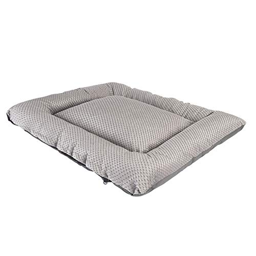 Pet Mat Cat Pet Wurf Mat Kennel Pet Supplies Gute Bissbeständige Four Seasons Nest Pet Bett Waschbares Hundebett Hundekomfortbett Weiches Welpenbett Hundekistenmatte Pet Pad Silver,45 von Csheng