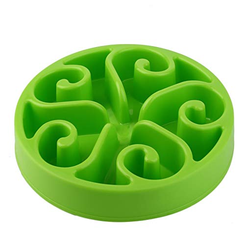 Slow Feeder Dog Bowl Hundenäpfe Zum Verlangsamen des Essens Hund Slow Feeder Bowl Slow Eating Hundenapf Slow Food Bowl Für Katzen Und Hunde Personalisierte Hundenapf Hundenäpfe Green von Csheng