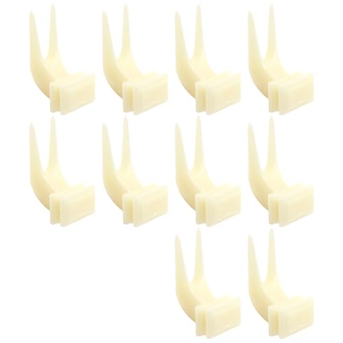 Csnbfiop 10PCS Vogel Gabeln Lebensmittel Vogelkäfig Nahrungssuche Obst Kunststoff Papageien Spieß Leckereien Fütterung Werkzeug Für Kleine Vögel von Csnbfiop