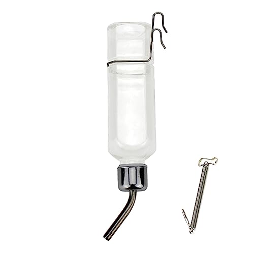 Hängende Wasserflasche Hamster Automatischer Wasserspender Tropfsicher Kopfkäfig Trinkflasche Bewässerungszubehör von Csnbfiop