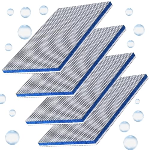 CuiCanfla Aquarium Filtermaterial Biochemischer Watte, 8D Filterwatte Aquarium, 4 Stück Wiederverwendbar Filtermatte,Hochwirksam für Wasserreinigung,Zuschneidbar,für Aquarien und Teichen von CuiCanfla