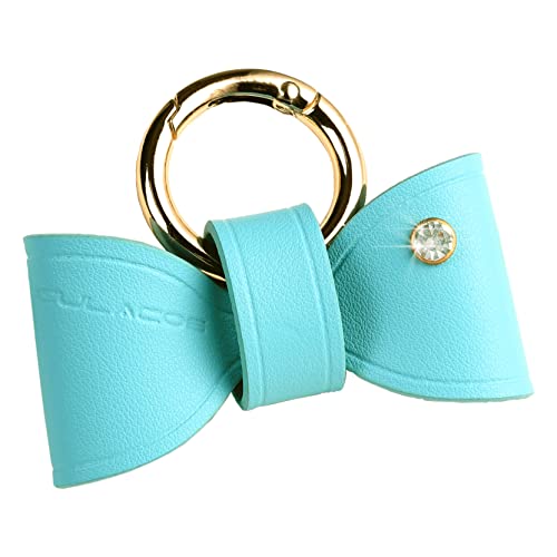 Culacos Hunde Fliege aus Leder - Handgefertigte Hundehalsband-Accessoires für Hochzeitsdekorationen, Blau von Culacos