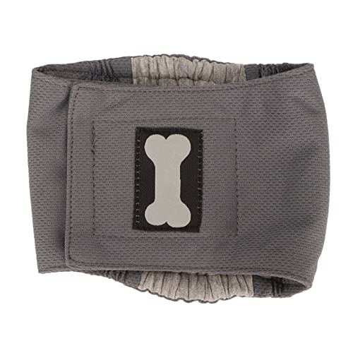 Belly Wrap für Rüden, Wickel für Rüden, Starke Wasseraufnahme, Bequem, Auslaufsicher, Weich Für 9,4-33,8-Zoll-Hunde Für Rüden (2XL) von Cuque