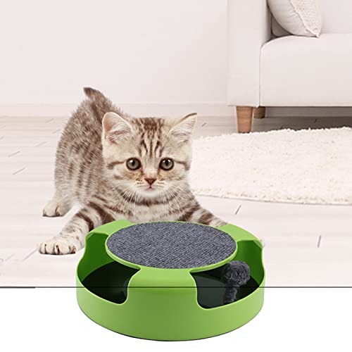 Catch Mouse Motion Kitten Toy, Spielt Cat Mouse Chase Toys Interactive Low Noise für Katzen für den Innenbereich (Ohne Farbbox) von Cuque