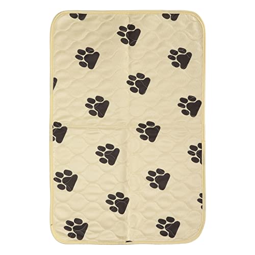 Cuque Hunde-PIPI-Pad, Hunde-Trainings-Pads, Mehrzweck, Waschbar, Saugfähig für den Innenbereich für Haustiere für Katzen (Beige) von Cuque