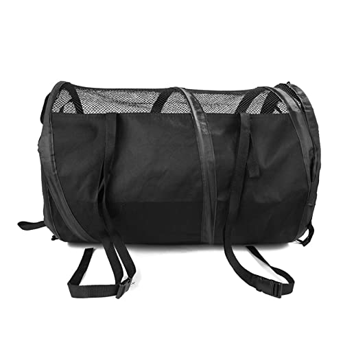 Cuque Hundetransportbox, Oxford-Stoff, Bissfest, Haustier-Transporttasche, Wasserdicht, Faltbar, Atmungsaktives Mesh, Leicht für Autositz (64 x 32,5 x 25 cm) von Cuque