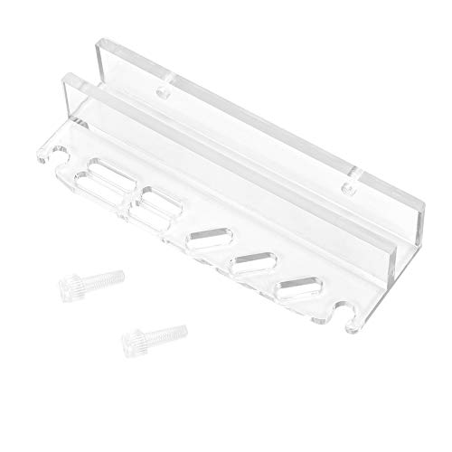 Verrückter Aquarium Tools Organizer, Wassergras-Schere Tool Organizer Wartungswerkzeug Pinzette Acryl-Wassergras-Werkzeughalter für Aquarium-Fischtanks von Cuque