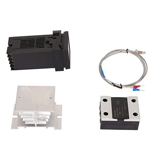 Cuque PID-Temperaturregler, hohe Genauigkeit, schnelle Temperaturregelung, schnelle Reaktion, Thermoelement-Temperaturregler vom Typ K aus Kunststoff für landwirtschaftliche Betriebe (40A) von Cuque