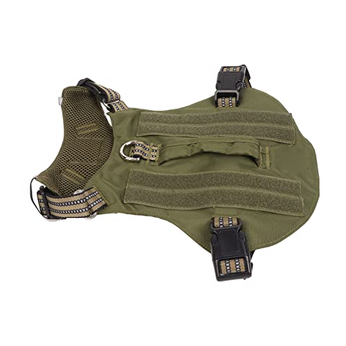 Cuque Reflektierende Hundeweste, Hundegeschirr Gepolsterter Griff Komfortables Nylon Wasserabweisend für die Jagd Zum Wandern (XL) von Cuque