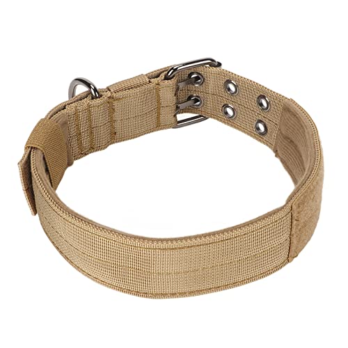 Cuque Trainingshalsband, Leichtes, Erweitertes Design, Militärisches Hundehalsband, Verstellbar für das Training (M) von Cuque