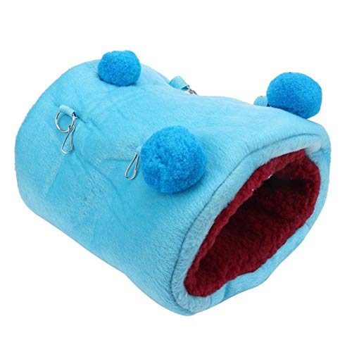 Cuque Verrückter Hamster House, Kleintierbett, Mini Thicken Warm Hammock Einfach zu installierende Hamsters Squirrels(Sky Blue) von Cuque