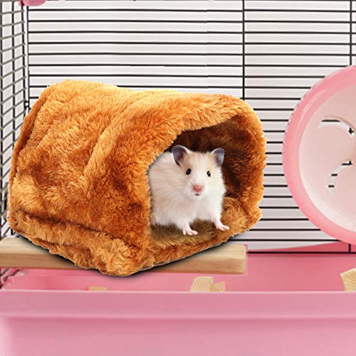 Cuque Verrückter Hamsternest, graues sicheres kleines Haustiernest, Haustier Hamster-Schlafbett für Eichhörnchen(Large) von Cuque