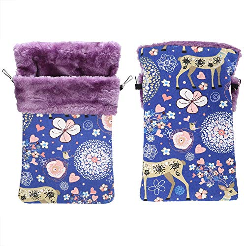 Cuque Verrückter Schlafsack Flanell Hamster Schlafsack, Hamster House Bett, Warm Hamster Sugar Glider Nerz für Eichhörnchen(small) von Cuque