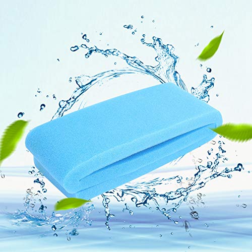 Cuque Verrückter Verbesserung der Bakterien Aquarium Filter Baumwolle, White Biochemical Aquarium Filter, Baumwolle Filter Wasserqualität Fisch für Aquarium Aquarium(Blue) von Cuque