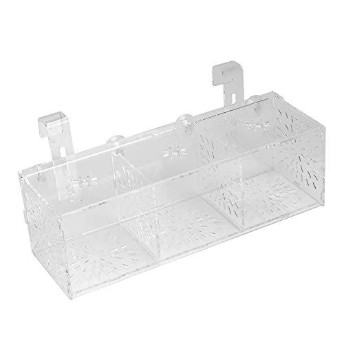 Transparente Brutboxen für Aquarien, 3 Größen, Umweltfreundliche, Ungiftige Fischzuchtbox, für Kleine Fische für Kleine Garnelen (30 cm * 10 cm * 10 cm) von Cuque