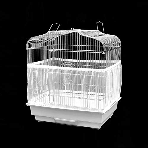 Verrückter Airy Bird Cage Cover, waschbarer Catcher Guard Bird Cage Mesh Cover, Vogel für Bird Cage(small) von Cuque