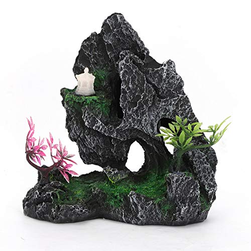 Verrückter Aquarium Simulation Steingarten, Simulation Steingarten Künstliche CL002 Aquarium Harz Steingarten, 1PCS Tiere für Aquarium Aquarium Haustiere von Cuque