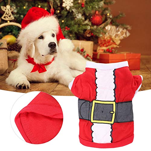 Verrückter Bequeme Hundekleidung, Polyester Robuste Haustierkleidung, Haustierkleidung Hundeweihnachtskleidung für Hundekleidung Hunde Katzen(XS) von Cuque