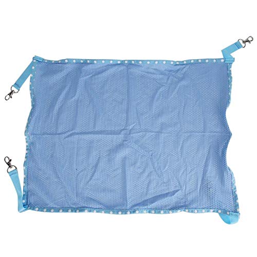 Verrückter Cat Mesh Hängematte, multifunktionale, gebrochene, widerstandsfähige, atmungsaktive Mesh Cat Breathable Hängematte, hochfester Aquarium-Welpe für(Blue, L) von Cuque