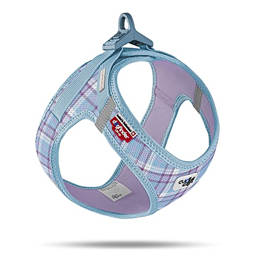 CURLI Vest Geschirr Clasp Air-Mesh Aqua-Caro Special Edition SE23-AC (3XS) von Curli