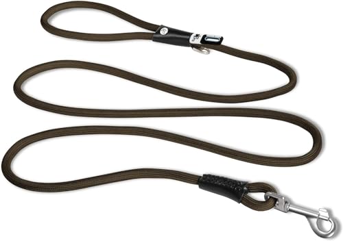 Stretch Comfort Leash Brown M von Curli