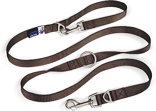 Adjustable Leash Nylon Brown M von Curli