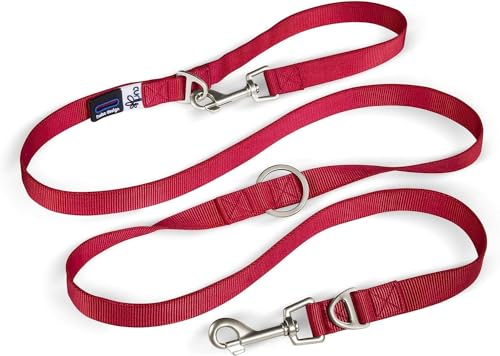 Adjustable Leash Nylon Red M von Curli