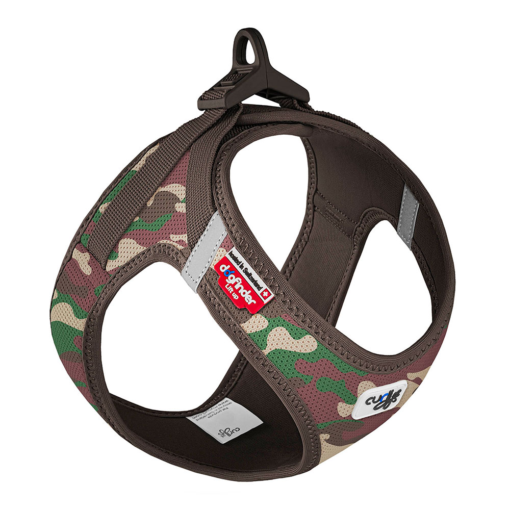 Curli Vest Geschirr Clasp Air-Mesh, camouflage - Größe 2XS: Brustumfang 30,2 - 33,8 cm von Curli