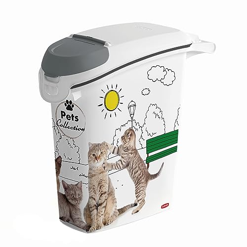 Curver PetLife Aufbewahrungsbehälter für Streu Vorratsbehälter für Katzenstreu 10 kg / 23L 23,2 x 49,7 x 50,30 cm von Curver