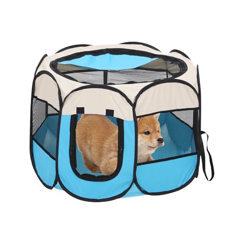 Cushangty Haustierzelt, Welpe Kitten Camping Mesh Halbgeschlossenes Zelt, Atmungsaktiver Großer Unterschlupf Für Kätzchen Welpen Frettchen Hamster Igel Innen Außen Garten Terrasse Balkon Cushangty Haustierzelt, Welpe Kitten Camping Mesh Halbgeschlossenes Zelt, Atmungsaktiver Großer Unterschlupf Für Kätzchen Welpen Frettchen Hamster Igel Innen Außen Garten Terrasse Balkon von Cushangty