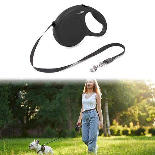 Ausziehbare Leine für Hunde,Ausrollbare Hundeleine 5M,Hundeleine Ausziehbar,Einziehbar Hundeleine,Flexileine Retractable Hundeleine,für Training und Spaziergänge, für Kleine, Mittelgroße Hunde von Cutiolly