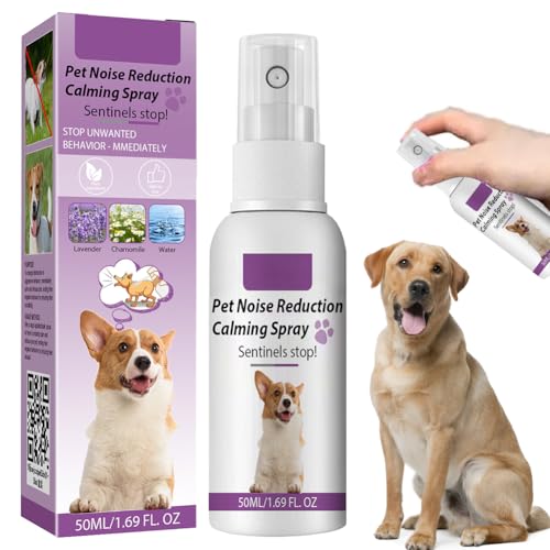 Cutiolly Beruhigendes Spray für Hunde,Tierentspannungs für Hunde,Spray Beruhigungsmittel für Hunde,Hunde Relax Spray,Beruhigendes Pheromonspray Für Hunde Katzen Haustiere von Cutiolly