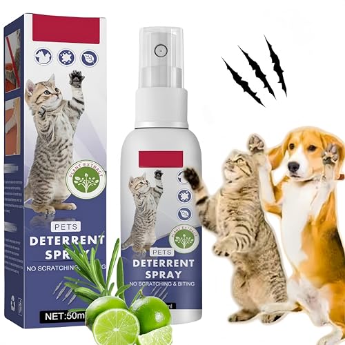 Cutiolly Katzenkratzspray,Anti Kratz Spray für Katzen,Antikratzspray Katzen,Beruhigendes Spray für Katzen,Calming Spray,Transparentes Verhaltensspray für Katzen und Kätzchen,50 ml von Cutiolly